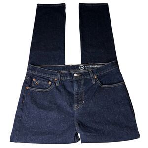 Outerknown Jeans Mens 33x33 Raw Dark Wash Cove Slim SEA Organic Cotton Stretch